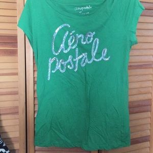 Green Aeropostale T-shirt